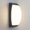 Udendørs LED-væglampe Alexey, IP65, mørkegrå