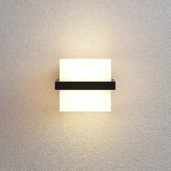 Udendørs LED-væglampe Auron, terningformet