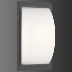 053 udendørs LED-væglampe bevægelsessensor, grafit