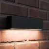 Udendørs LED-væglampe Elvira, antracit, metal, varmhvid, IP65