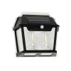 Udendørs LED-væglampe Filo Double, sort, IP44