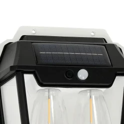 Udendørs LED-væglampe Filo Double, sort, IP44