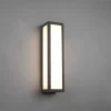 Udendørs LED-væglampe Fuerte, antracit, aluminium, IP54