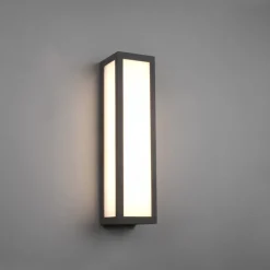 Udendørs LED-væglampe Fuerte, antracit, aluminium, IP54