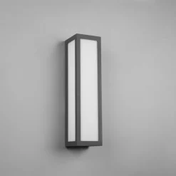 Udendørs LED-væglampe Fuerte, antracit, aluminium, IP54