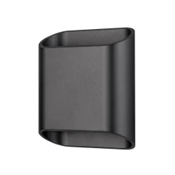 Udendørs LED-væglampe, grafit, op & ned, CCT, dæmpbar, aluminium