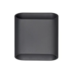 Udendørs LED-væglampe, grafit, op & ned, CCT, dæmpbar, aluminium