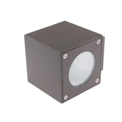 Udendørs LED-væglampe Jarno, antracit, sæt med 2, metal, 9 cm