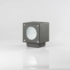 Udendørs LED-væglampe Jarno, antracit, sæt med 2, metal, 9 cm