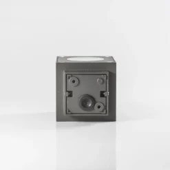 Udendørs LED-væglampe Jarno, antracit, sæt med 2, metal, 9 cm
