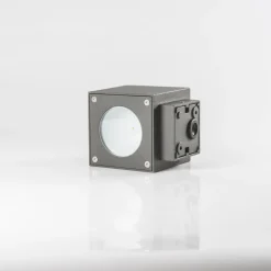 Udendørs LED-væglampe Jarno, antracit, sæt med 2, metal, 9 cm