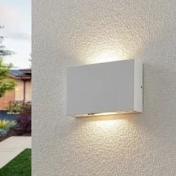 Udendørs LED-væglampe Katla af aluminium