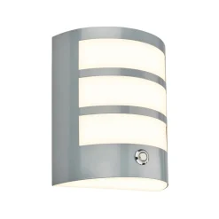 Udendørs LED-væglampe 3793014, kromfarvet, dæmpbar, IP44