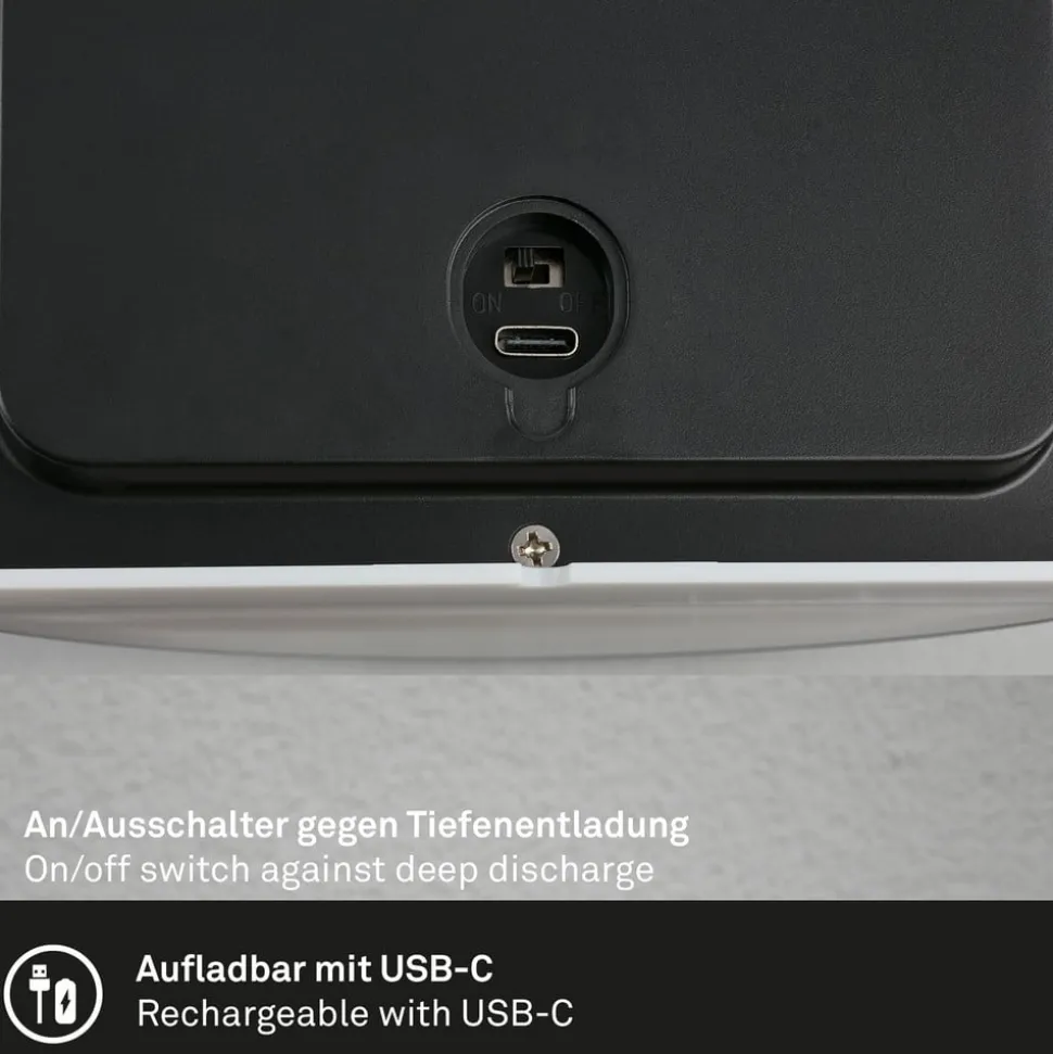 Udendørs LED-væglampe 3793014, kromfarvet, dæmpbar, IP44