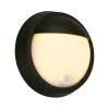 Udendørs LED-væglampe 3785015 sort bevægelsessensor 17 cm