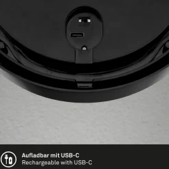 Udendørs LED-væglampe 3785015 sort bevægelsessensor 17 cm