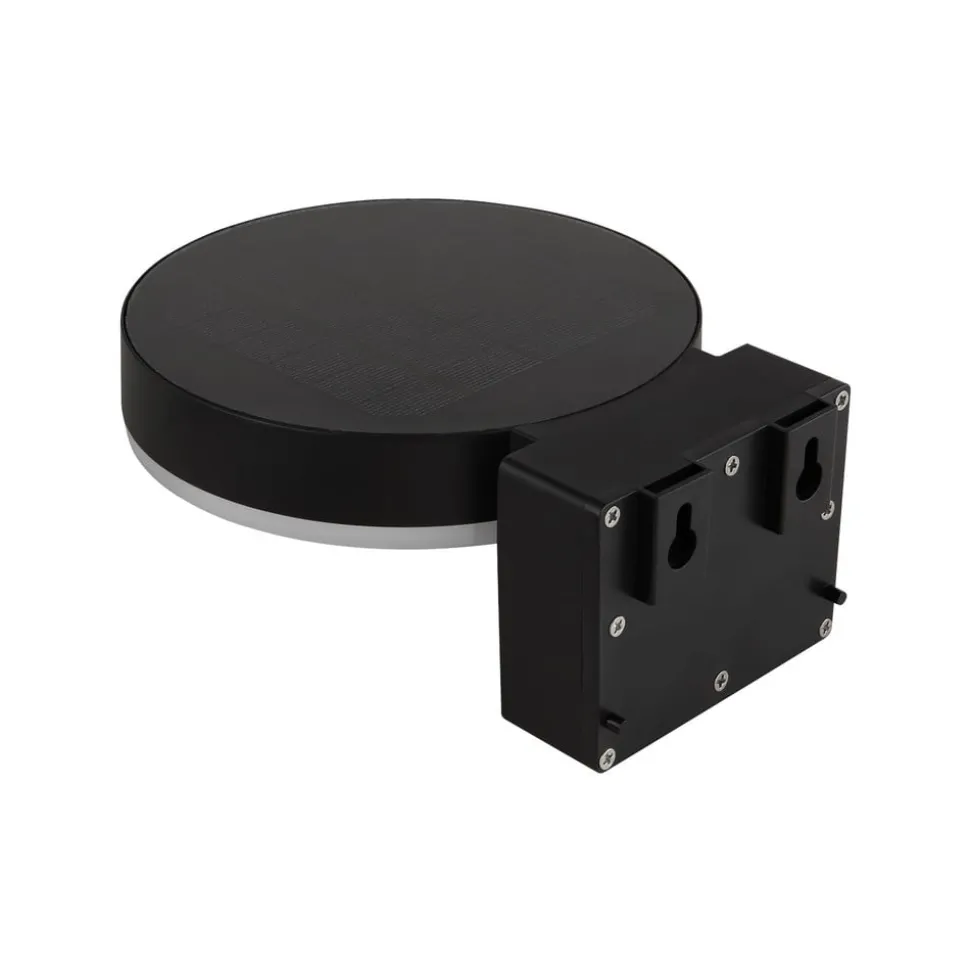 Udendørs LED-væglampe 36507 sort, sensor, plast