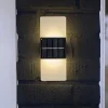 Udendørs LED-væglampe Wally, 20x8 cm hvid frostet CCT