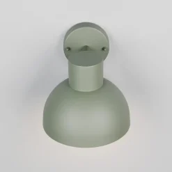 Udendørs væglampe Elbe, grøn, trykstøbt aluminium, E27