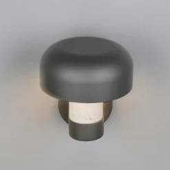 Udendørs væglampe Fraser Sensor grå/betonlook, aluminium IP54 E27