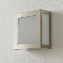 Udendørs væglampe med sensor Aqua Legendo Mini, stål