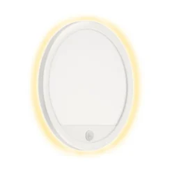 Udendørs væglampe med sensor Nizza Ø 28cm hvid 4.000K