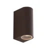 Udendørs væglampe One, bronzefarvet, højde 13 cm, IP54, 2 lyskilder