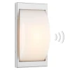 Udendørs væglampe 068SEN, Sensor, Stål, 33 cm, E27