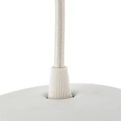 UMAGE Acorn hængelampe, hvid/stål, 2 lyskilder