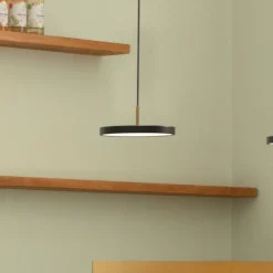 UMAGE Asteria MicroV2 hængelampe, kan dæmpes, sort