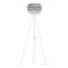 UMAGE Carmina Mini gulvlampe grå, hvid trefod