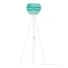 UMAGE Carmina Mini gulvlampe turkis, hvid trefod