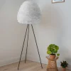 UMAGE Eos Evia medium gulvlampe hvid/sort treben
