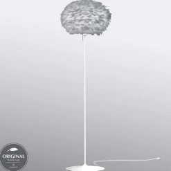 UMAGE Eos medium gulvlampe, lysegrå