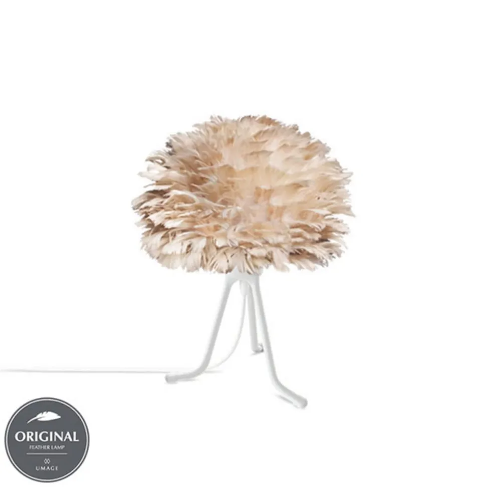 UMAGE Eos micro 2 i 1-bordlampe, brun