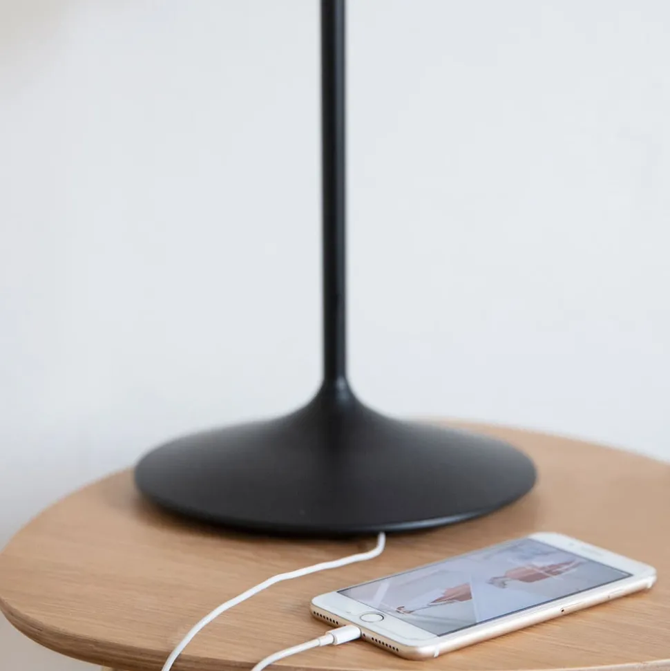 UMAGE Eos mini bordlampe, hvid/sort