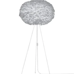 UMAGE Eos X-large gulvlampe, tre ben, lysegrå