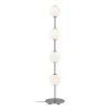 UMAGE LED-gulvlampe Audrey, stålfarvet, højde 128 cm, 4 lyskilder