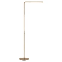 UMAGE LED-gulvlampe Omni, messingfarvet, højde 143 cm, 2 lyskilder