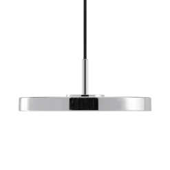 UMAGE LED-hængelampe Asteria Micro, poleret stål, Ø 15 cm