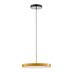 UMAGE LED-hængelampe Asteria Medium, gul/messing, Ø 43 cm