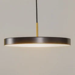 UMAGE LED-hængelampe Asteria Medium antracit/messing Ø 43 cm