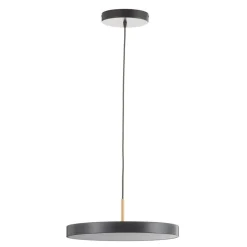 UMAGE LED-hængelampe Asteria Medium antracit/messing Ø 43 cm