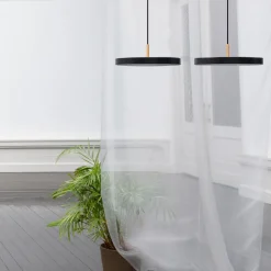 UMAGE LED-hængelampe Asteria Medium antracit/messing Ø 43 cm