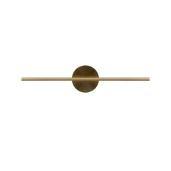 UMAGE LED-væglampe Omni, messing, længde 74 cm