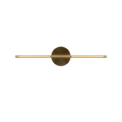 UMAGE LED-væglampe Omni, messing, længde 74 cm