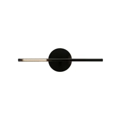UMAGE LED-væglampe Omni, sort, bredde 54 cm, 2 lyskilder