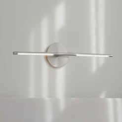 UMAGE LED-væglampe Omni, stålfarvet, længde 74 cm