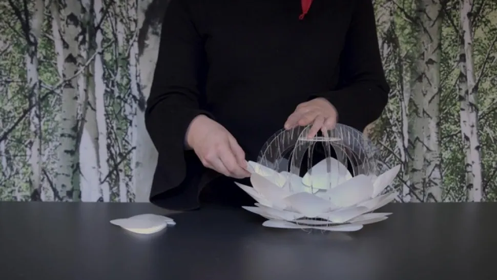 UMAGE Silvia medium gulvlampe, stål