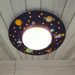 Univers loftlampe med LED-stjernehimmel